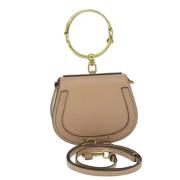 Pre-owned Leather handbags Chloé Pre-owned , Beige , Dames