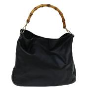 Pre-owned Leather gucci-bags Gucci Vintage , Black , Dames