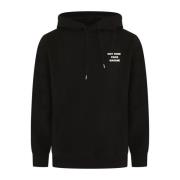 Hoodie Slogan Drole de Monsieur , Black , Heren