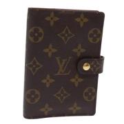 Pre-owned Canvas home-office Louis Vuitton Vintage , Brown , Dames