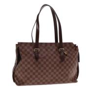 Pre-owned Canvas totes Louis Vuitton Vintage , Brown , Dames