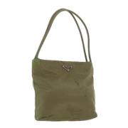 Pre-owned Nylon prada-bags Prada Vintage , Green , Dames