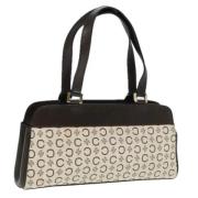 Pre-owned Canvas handbags Celine Vintage , White , Dames