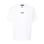 Witte T-shirts & Polos voor mannen Dsquared2 , White , Heren