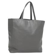 Pre-owned Leather totes Yves Saint Laurent Vintage , Gray , Dames