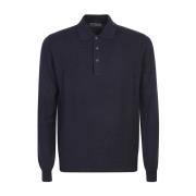 Blauwe Sweatshirt Aw24 Herenmode Corneliani , Blue , Heren