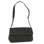 Pre-owned Suede shoulder-bags Bally Pre-owned , Green , Dames