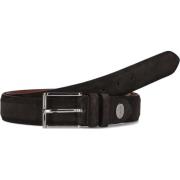 Bruine Leren Riem 9333735 Greve , Brown , Heren