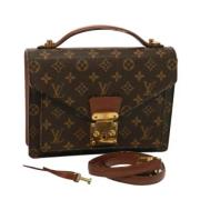 Pre-owned Canvas shoulder-bags Louis Vuitton Vintage , Brown , Dames