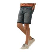 Denim Shorts True Blue Grey Cast Iron , Blue , Heren