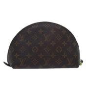 Pre-owned Canvas pouches Louis Vuitton Vintage , Brown , Dames