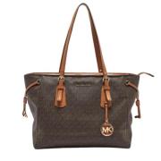 Pre-owned Canvas shoulder-bags Michael Kors Pre-owned , Brown , Dames