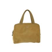 Pre-owned Nylon handbags Prada Vintage , Beige , Dames