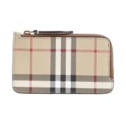 Bruine Accessoires Portemonnees Aw24 Burberry , Beige , Dames