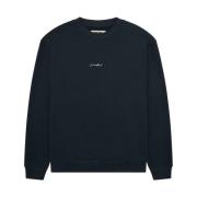 Noodle Crew Sweatshirt Woodbird , Blue , Heren