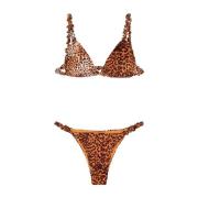 Driehoek Bikini met Braziliaanse Vaste Slip Me-Fui , Multicolor , Dame...