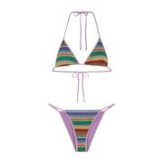 Gehaakte driehoek bikini met Braziliaanse verstelbare slip Me-Fui , Mu...