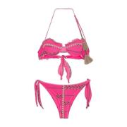 Bikini Reggiseno E Slip Americano Regolabile Ethos F**k , Pink , Dames