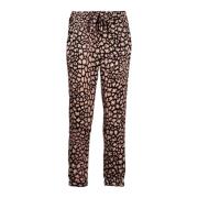 Elegante Animal Print Broek Liu Jo , Brown , Dames