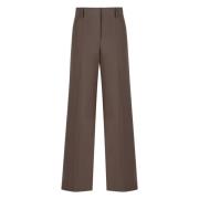 Wijde broek met achterzakken Philosophy di Lorenzo Serafini , Brown , ...