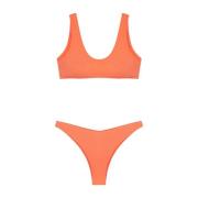 Bikini TOP EN Broek Americano Vast Visionary Dose F**k , Orange , Dame...