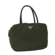 Pre-owned Nylon handbags Prada Vintage , Green , Dames