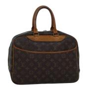 Pre-owned Canvas handbags Louis Vuitton Vintage , Brown , Dames