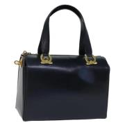 Pre-owned Leather handbags Salvatore Ferragamo Pre-owned , Blue , Dame...