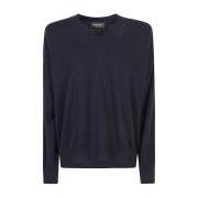 Blauwe Sweatshirt Damesmode Aw24 Fabiana Filippi , Blue , Dames