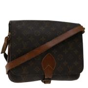 Pre-owned Canvas shoulder-bags Louis Vuitton Vintage , Brown , Dames