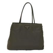 Pre-owned Nylon handbags Prada Vintage , Green , Dames