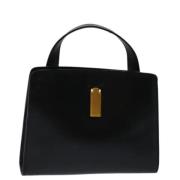 Pre-owned Leather handbags Gucci Vintage , Black , Dames