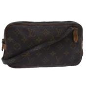 Pre-owned Canvas louis-vuitton-bags Louis Vuitton Vintage , Brown , Da...