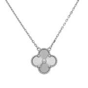 Pre-owned White Gold necklaces Van Cleef & Arpels Pre-owned , White , ...