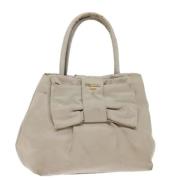 Pre-owned Nylon handbags Prada Vintage , Beige , Dames