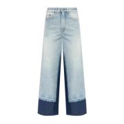 Jeans met vintage-effect MM6 Maison Margiela , Blue , Dames