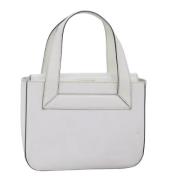 Pre-owned Leather handbags Celine Vintage , White , Dames