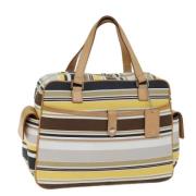 Pre-owned Canvas handbags Burberry Vintage , Multicolor , Dames