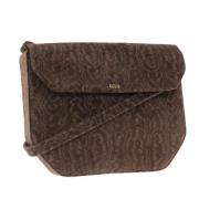 Pre-owned Suede shoulder-bags Bally Pre-owned , Brown , Dames