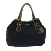 Pre-owned Nylon handbags Prada Vintage , Blue , Dames