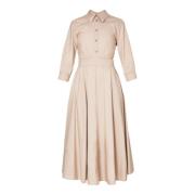 Elegante Lange Jurk Liu Jo , Beige , Dames