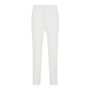 Witte Broek Verhoog Garderobe Stijlvol Fabiana Filippi , White , Dames