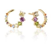 Circolo Vergulde Oorbellen Sif Jakobs Jewellery , Yellow , Dames