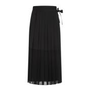 Zwarte Elegante Rok Aw24 Fabiana Filippi , Black , Dames