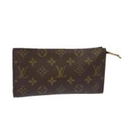 Pre-owned Canvas pouches Louis Vuitton Vintage , Brown , Dames