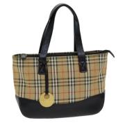 Pre-owned Canvas handbags Burberry Vintage , Black , Dames