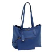 Pre-owned Leather handbags Miu Miu Pre-owned , Blue , Dames