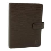 Pre-owned Leather home-office Louis Vuitton Vintage , Brown , Dames