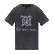 T-shirt met logo Misbhv , Gray , Heren