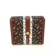 Pre-owned Leather wallets Burberry Vintage , Brown , Dames